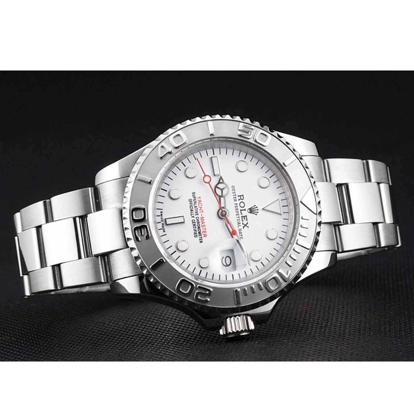 Good Copy Rolex Watches White Swiss And Case Staniless Rolex Steel Bracelet Yacht-Master Dial 0531